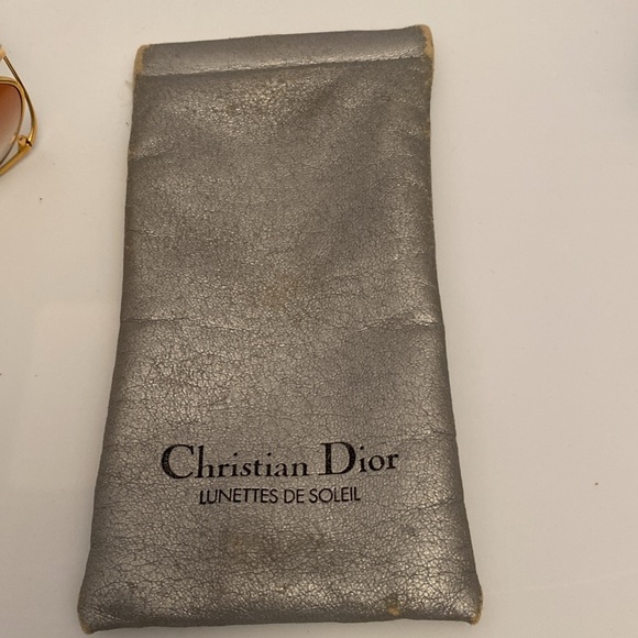 Vintage Dior Butterfly 2056 Gold and Red Frame Oversized Prescription Sunglasses - Picture 14 of 15